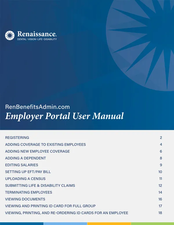 RenBenefitsAdmin.com User Manual